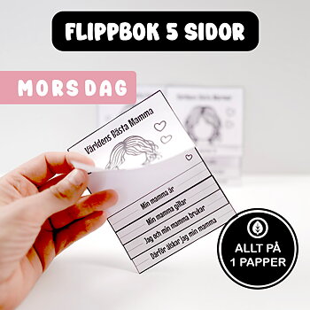 Världens Bästa Mamma / Mormor / Farmor Fippbok