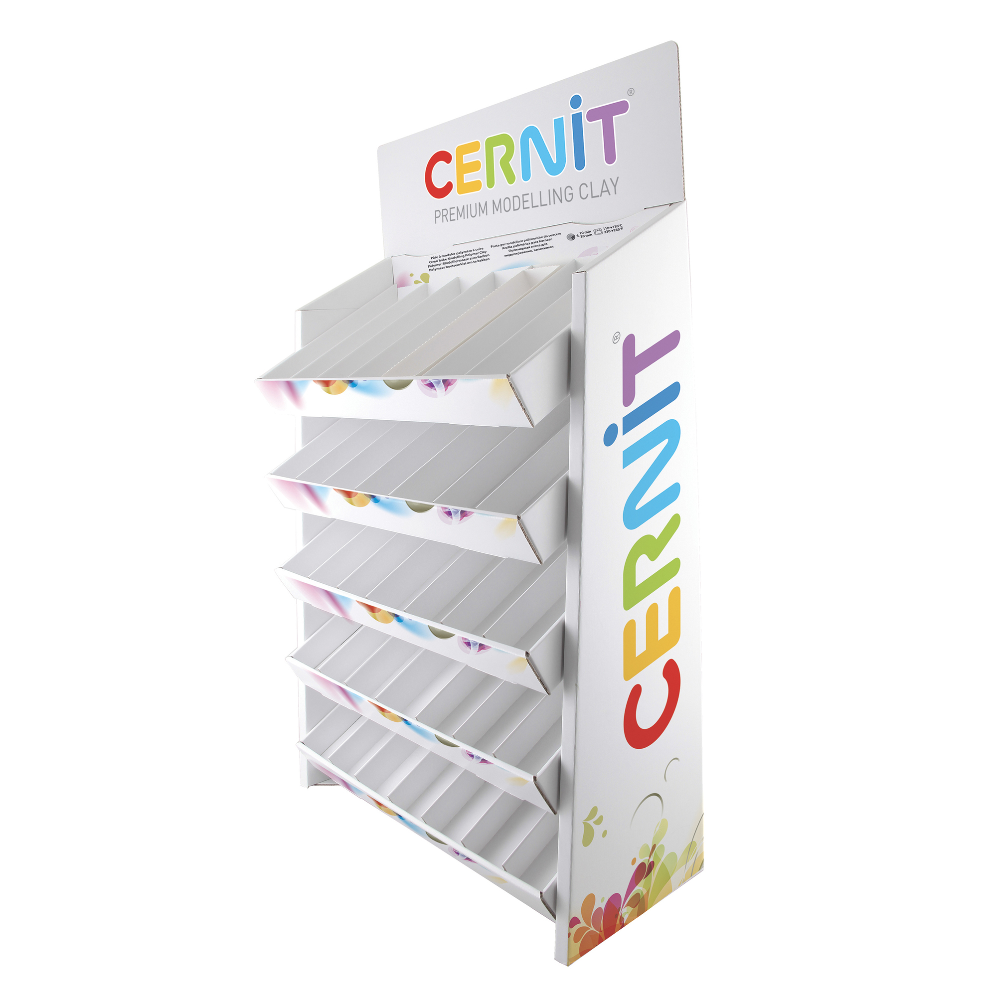 Full Cernit display 70 colours