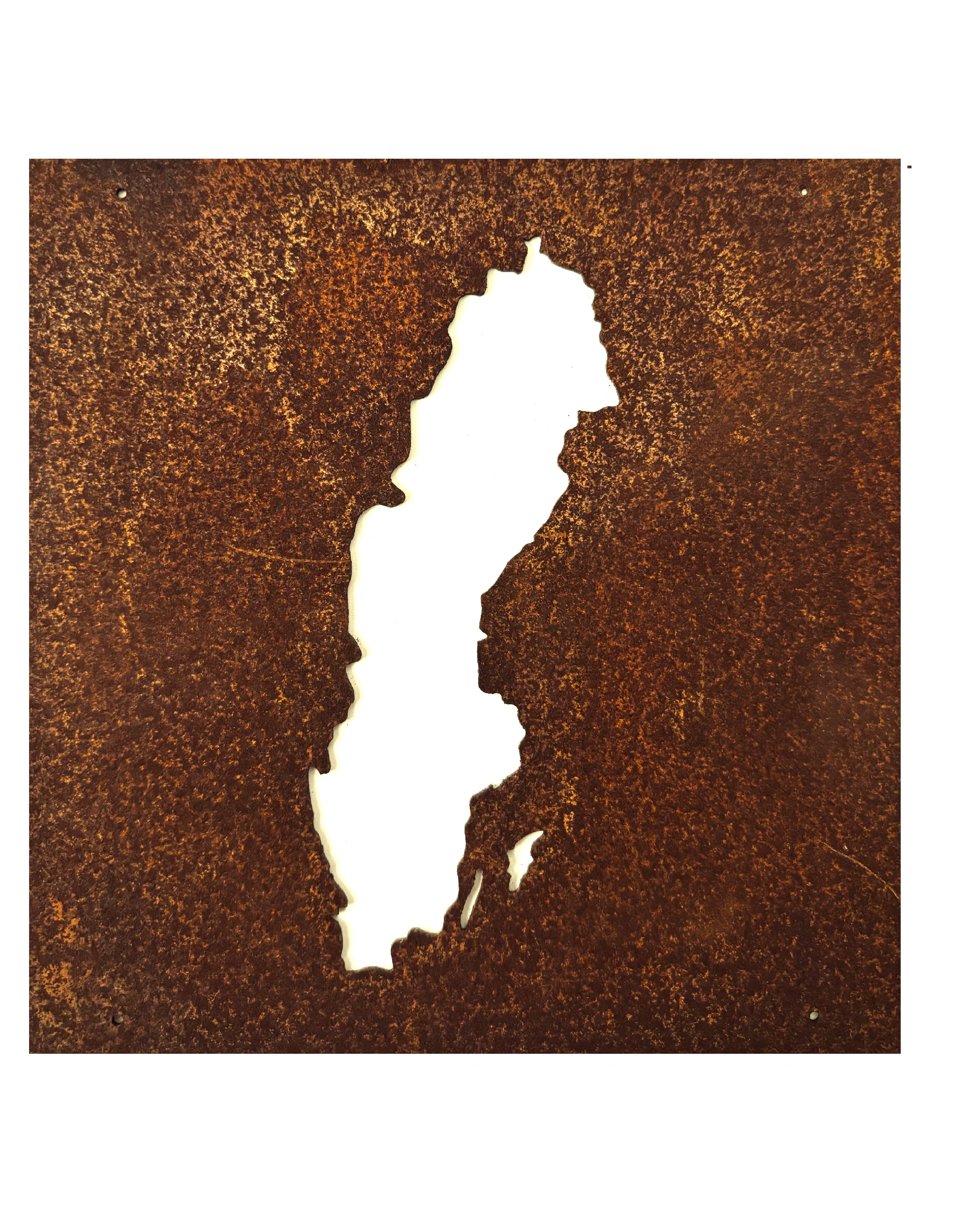 Rostig skylt till armeringsnät SVERIGE 14 cm - 4