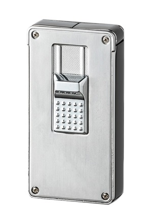 Polka Jet Lighter Brushed Silver
