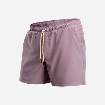 AGUA VOLLEY 2N1 SWIM SHORT - 5" GRAPE PURPLE