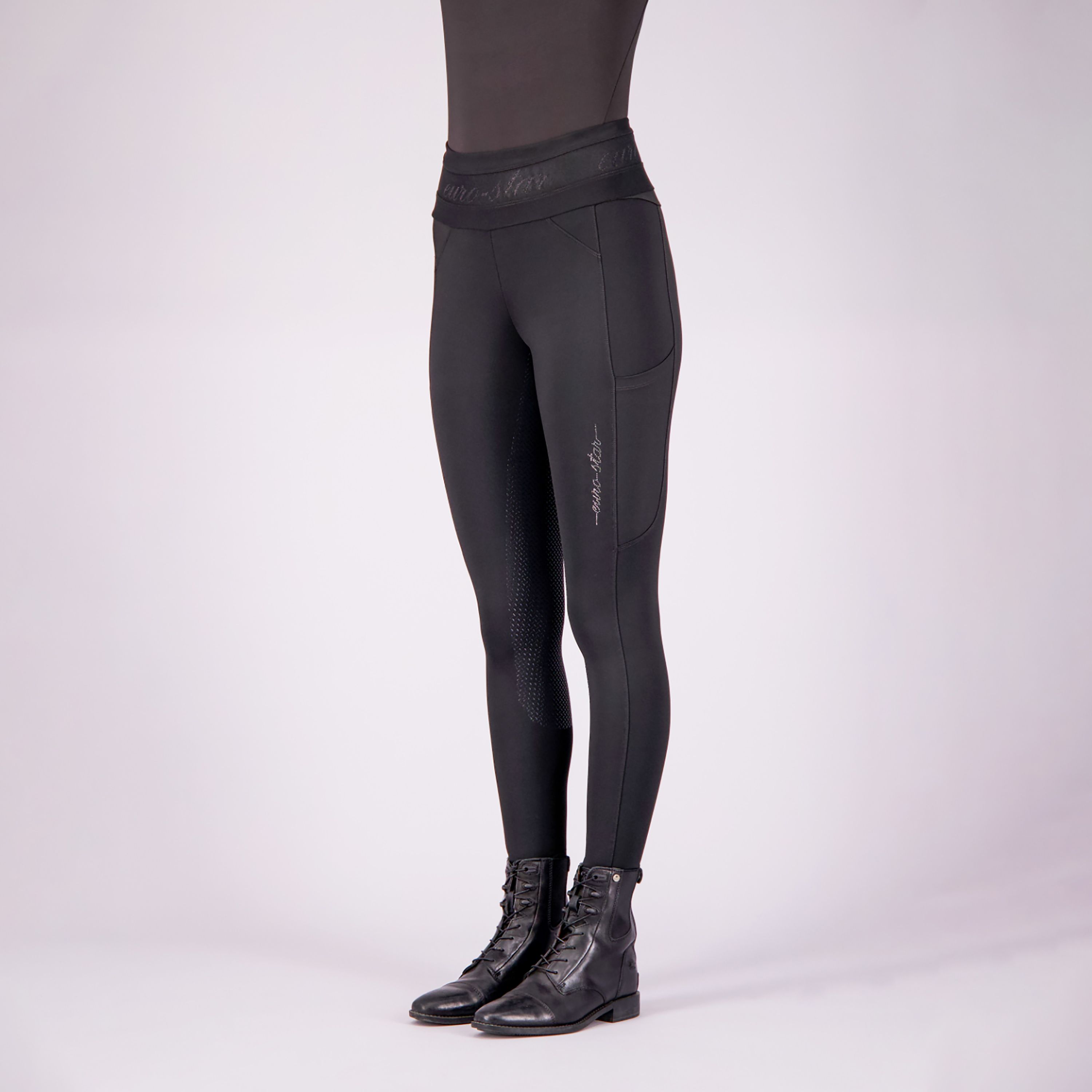 Euro-Star Svarta  Ridtights Ares FullGrip - 4