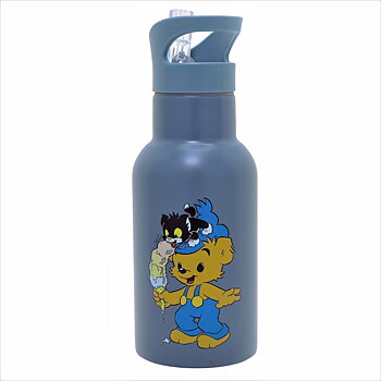 Blå termokande med Bamse på