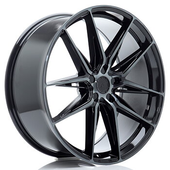 22" JR Wheels JR44 - Black Machined Tinted Face