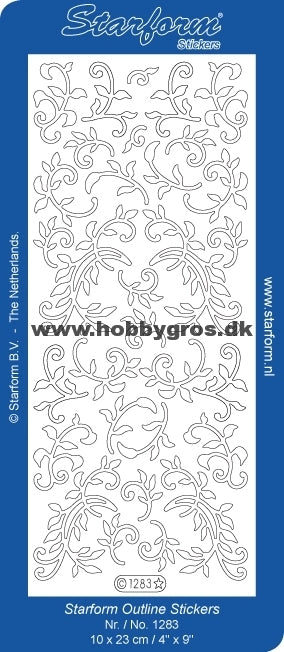  STARFORM STICKERS -Silver blad-swirl