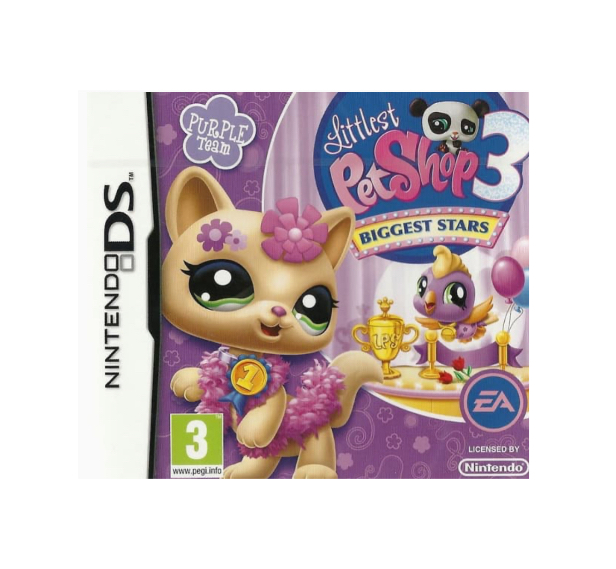 Littlest Pet Shop 3 Biggest Stars Purple Team - NDS
