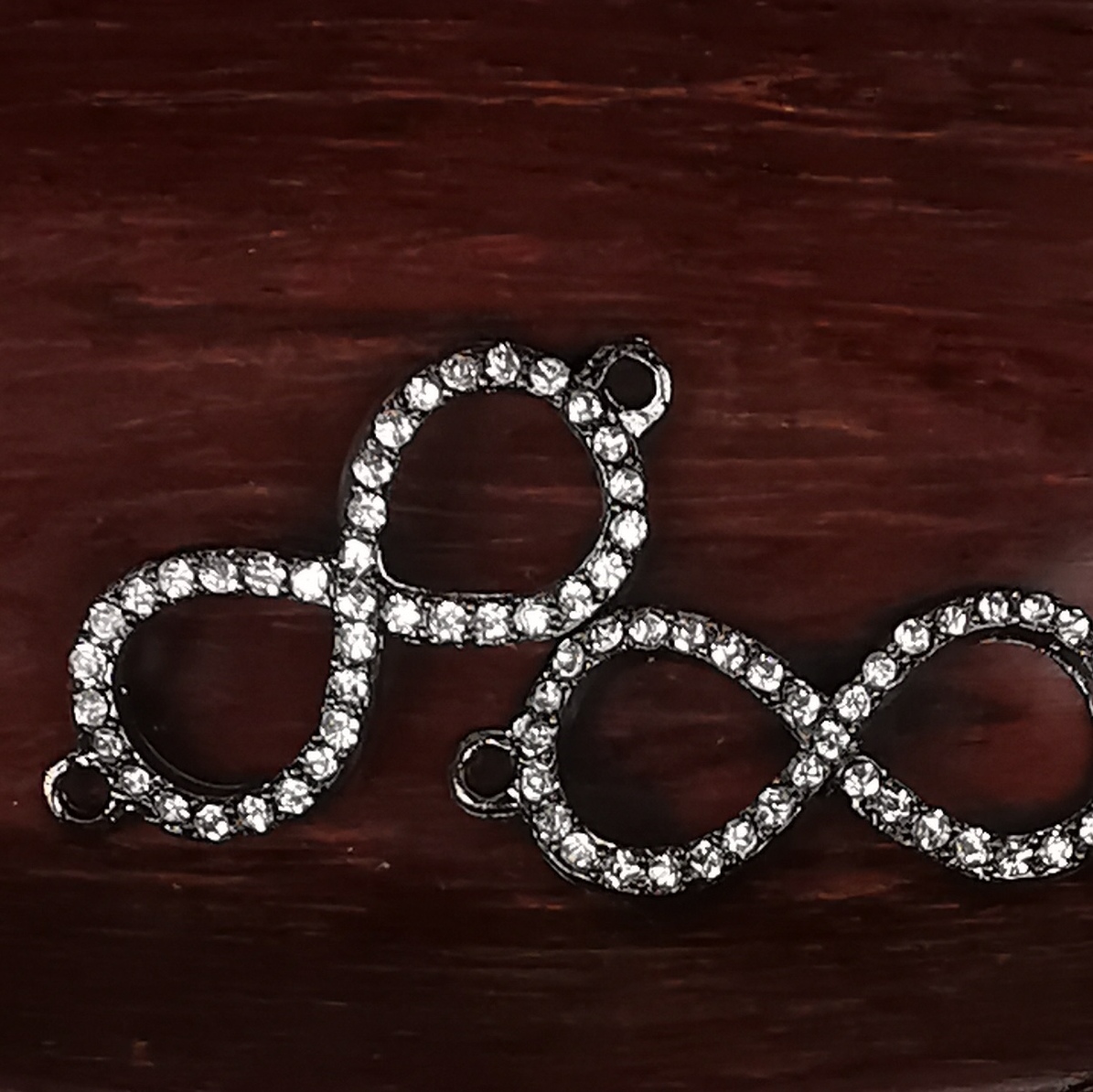 Mellandel strass eternity connector - 3