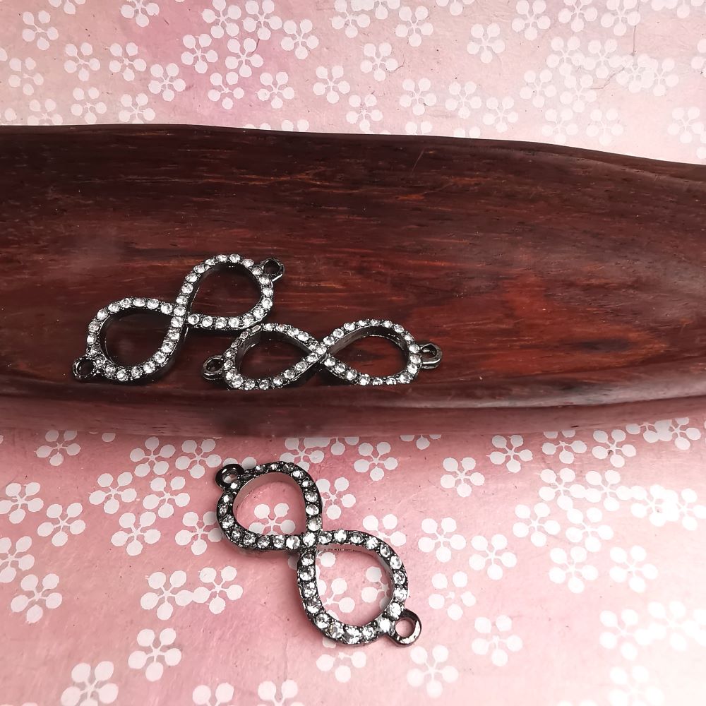 Mellandel strass eternity connector