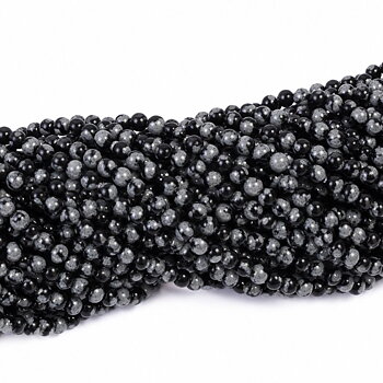 Snöflingeobsidian 4 mm