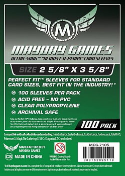 Ultra-Fit™ "Almost-A-Penny" Card Sleeves - 2.5 x 3.5" - 100 Pack