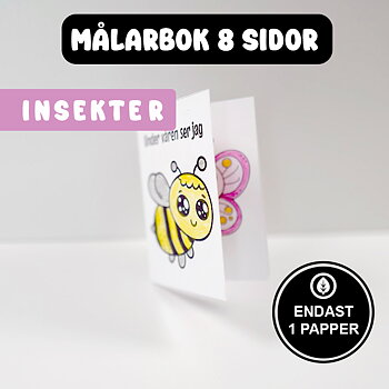 Målarbok - Insekter