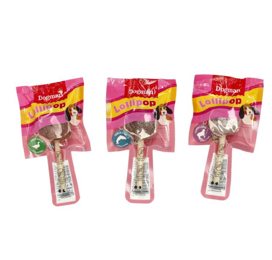 Dogman Lollipop - Lamm - Anka - Torsk