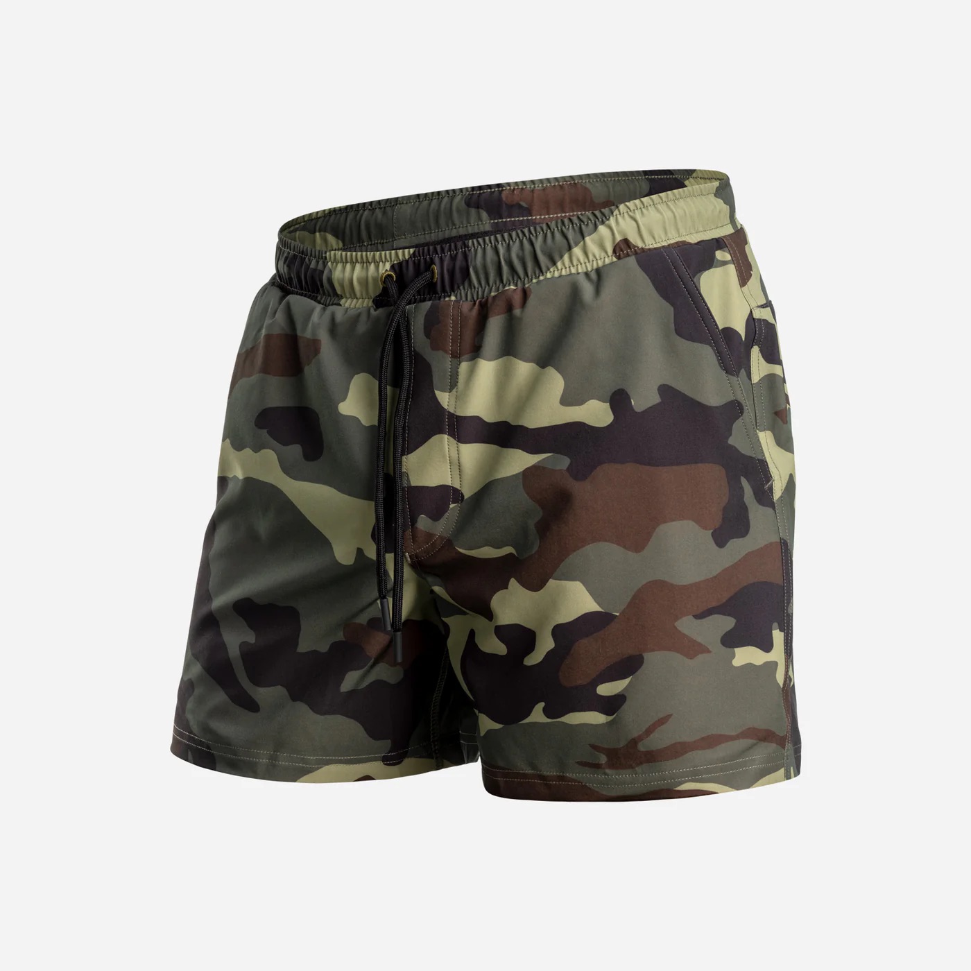 AGUA VOLLEY 2N1 SWIM SHORT - 5" CAMO XXL-GREEN