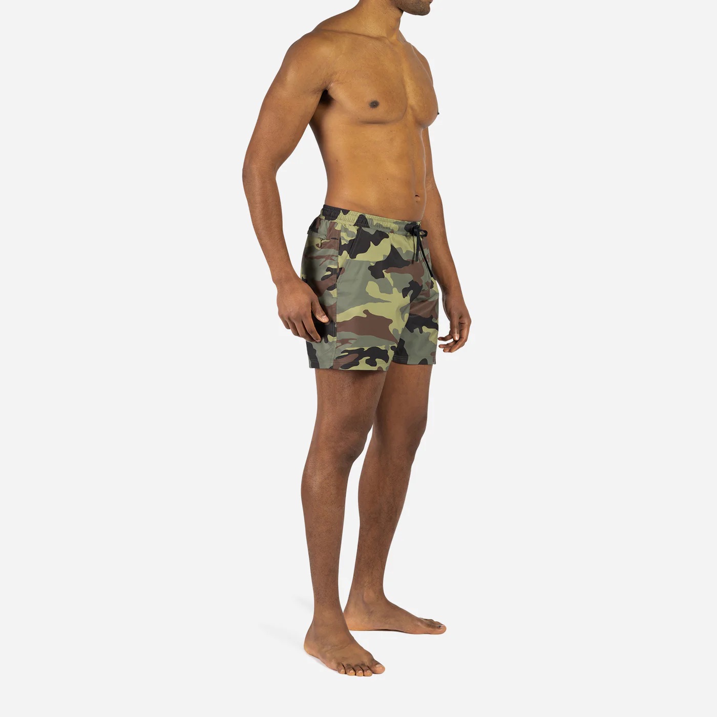 AGUA VOLLEY 2N1 SWIM SHORT - 5" CAMO XXL-GREEN - 5