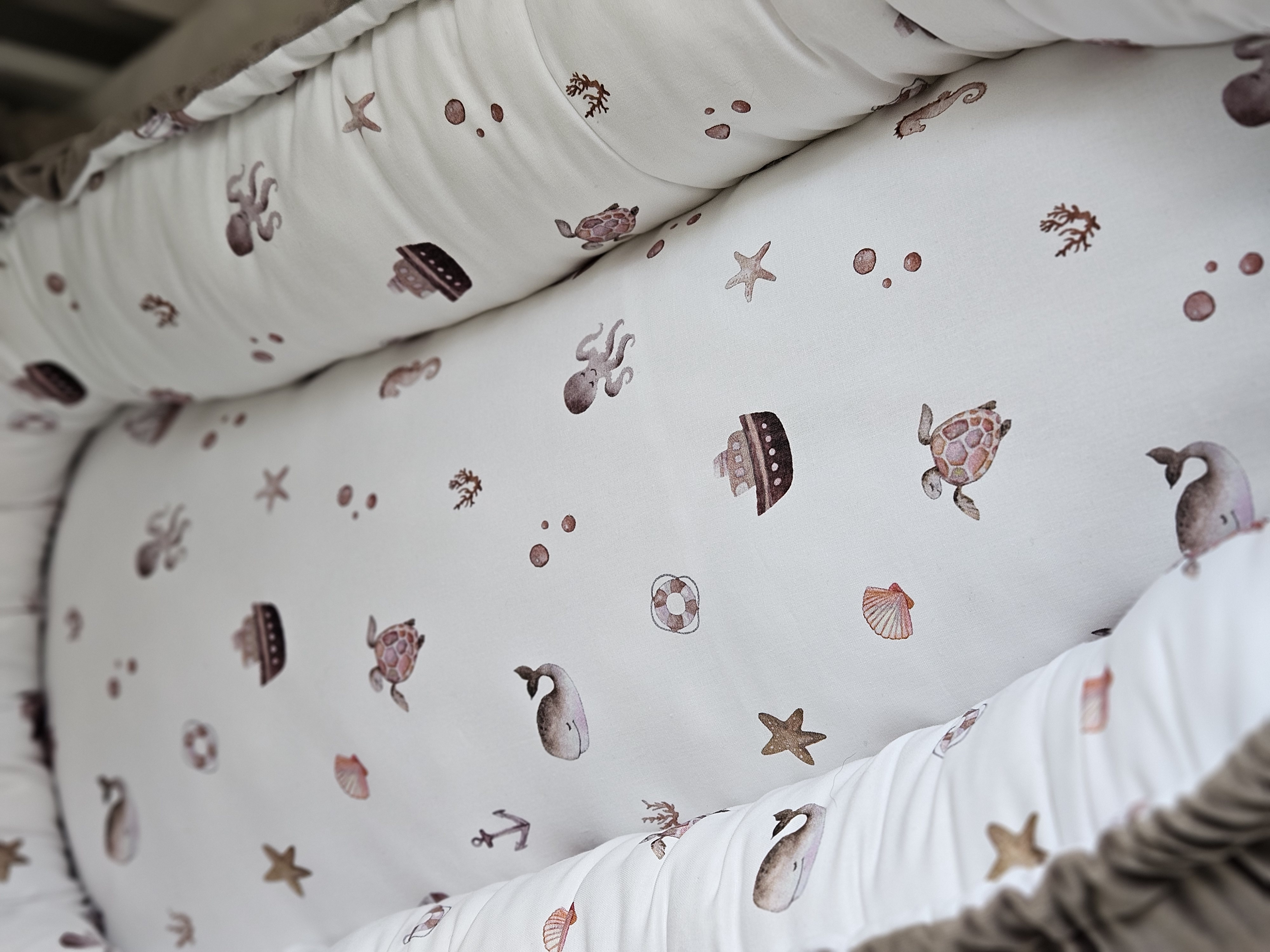 Babynest Bella gråbeige modell 725 - 2