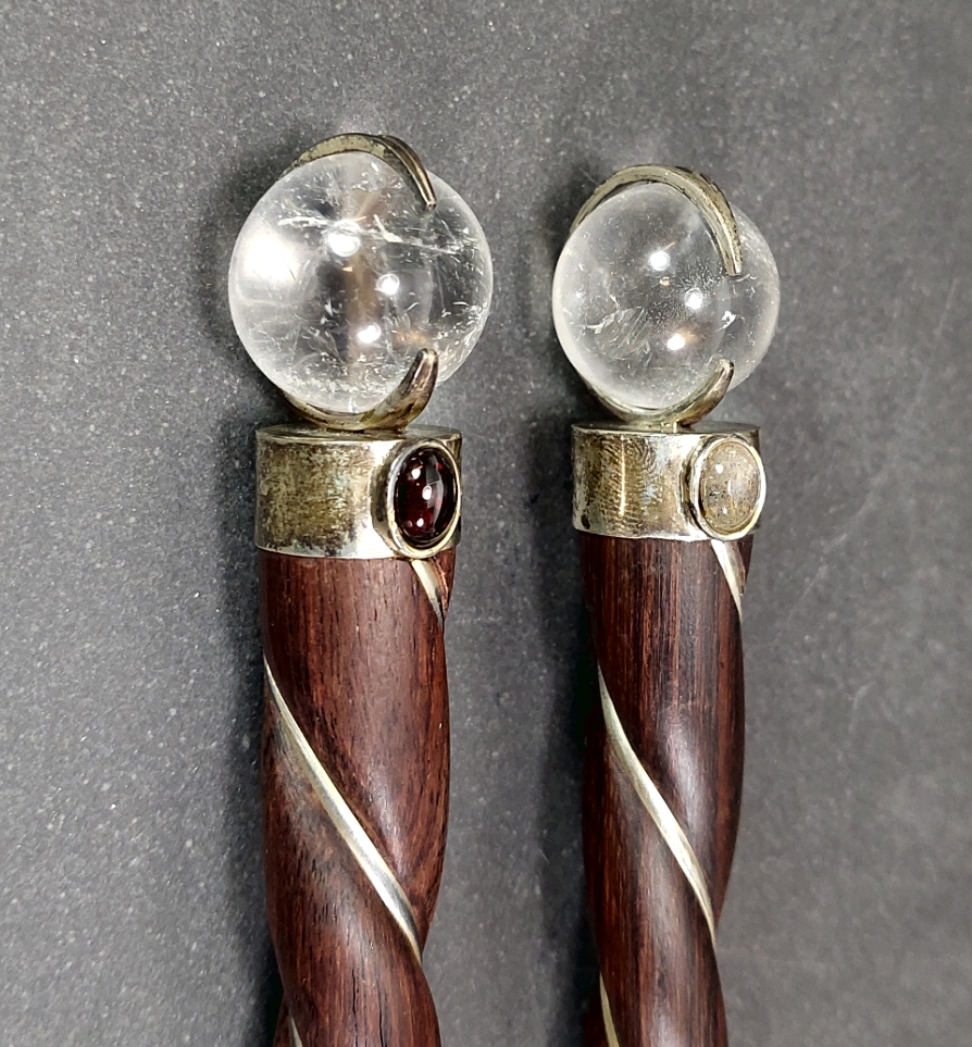 Healing/Magi Stav med Bergkristall - 2