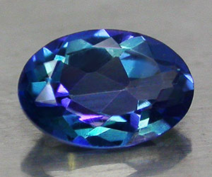 Stunning 6x4mm calibrated oval cut natural azotic blue mystic topaz gemstone - 3