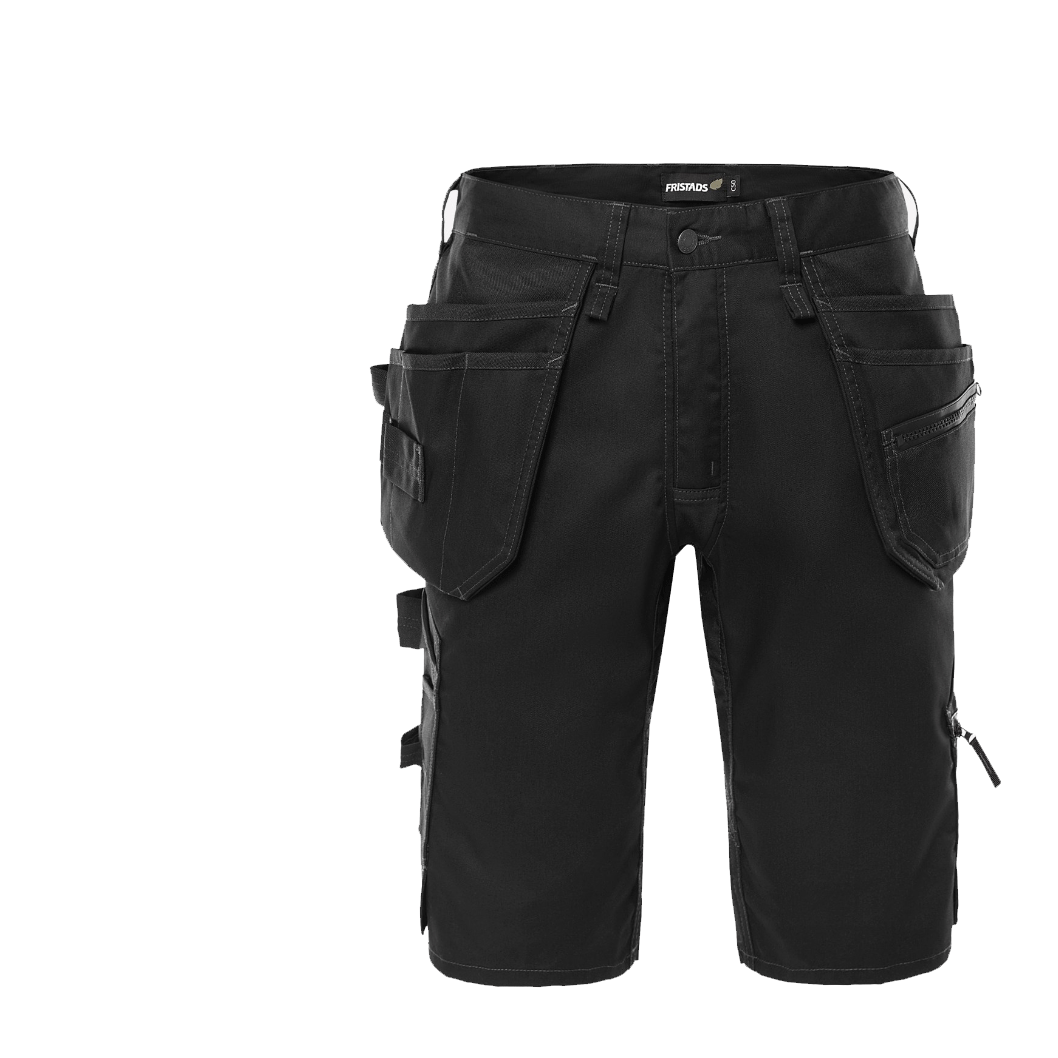 Craftsman shortsit Fristads Stretch 2902 GWM Musta - 2