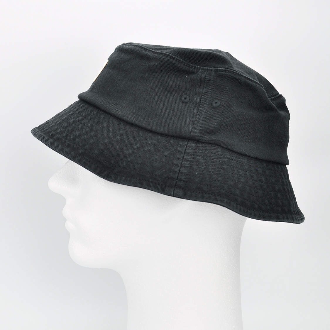Brixton - Woodburn Packable Bucket Hat Black Sol Wash - 2
