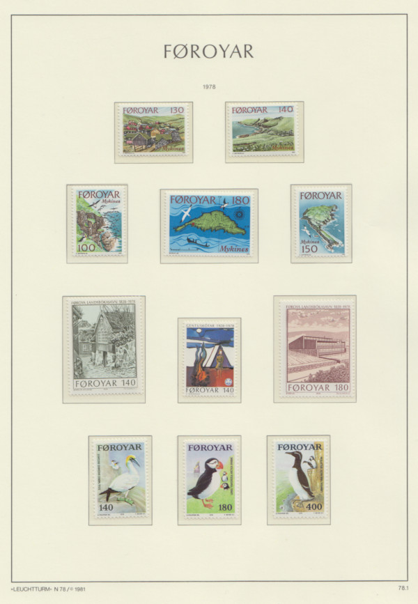 Samling Färöarna 1976-1992 - 2
