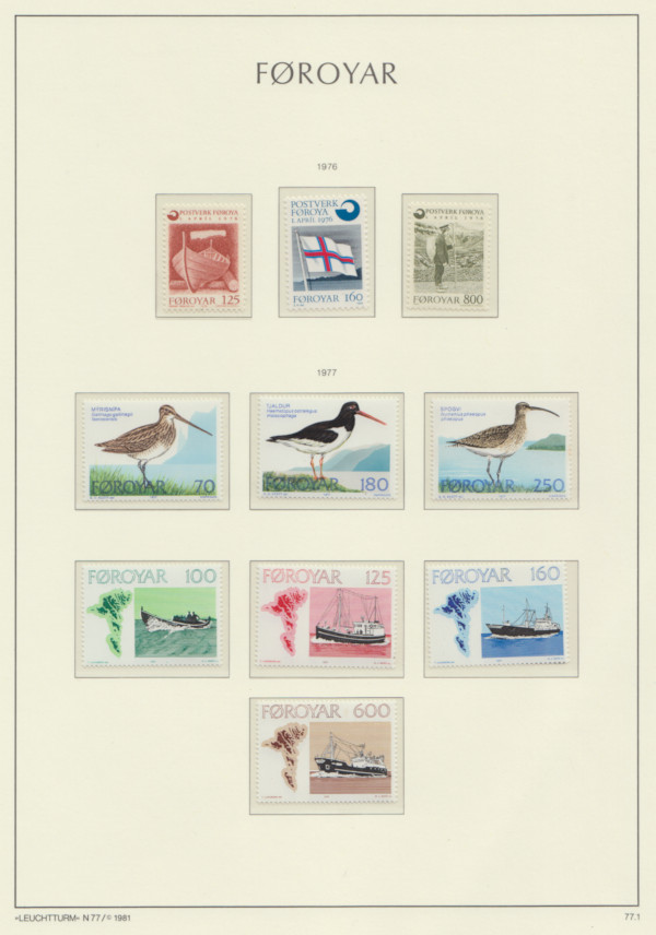 Samling Färöarna 1976-1992