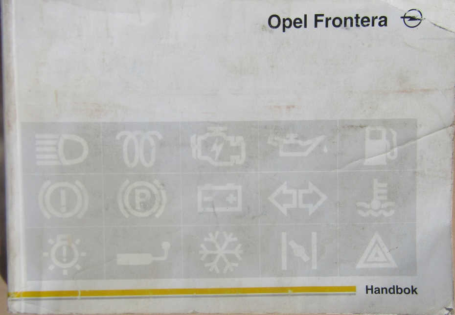 1997 Opel Frontera Handbok