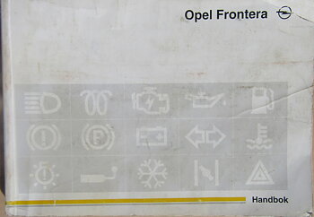 1997 Opel Frontera Handbok