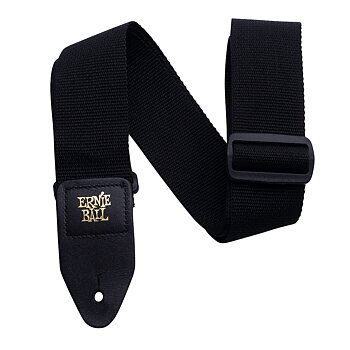 Ernie Ball EB-4037 Black Polypro Guitar Strap