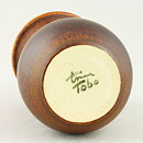 Triller Tobo (1950s) Unique Brown Vase 11 cm