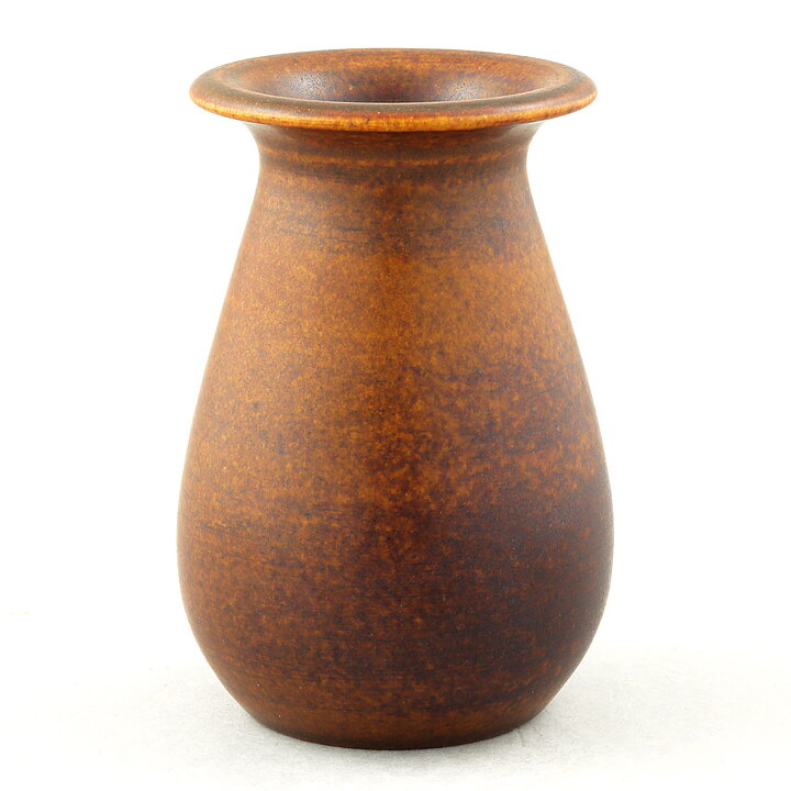 Triller Tobo (1950s) Unique Brown Vase 11 cm