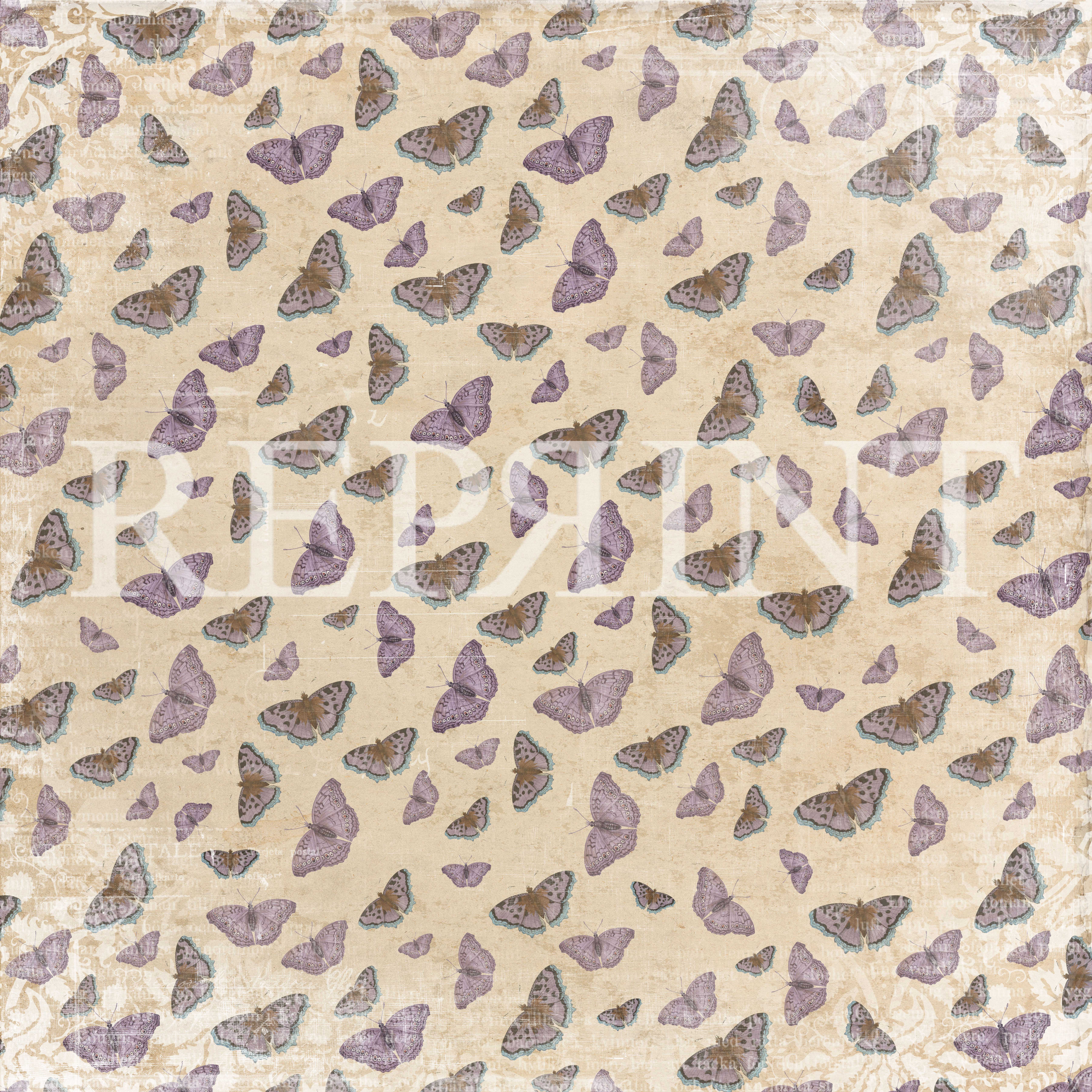 R 0384 Purple Ephemera -Butterflies - 2