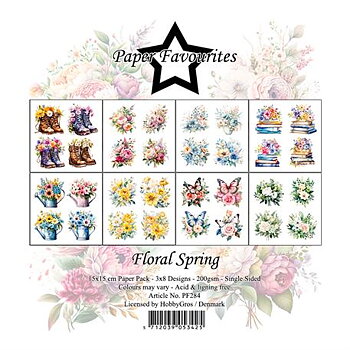 Paper Favourites Floral Spring 6x6 Inch Paper Pack 