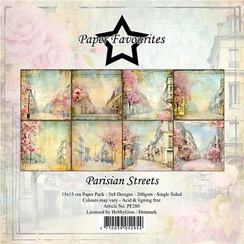 Paper Favourites Parisian Streets 6x6 Inch Paper Pack 