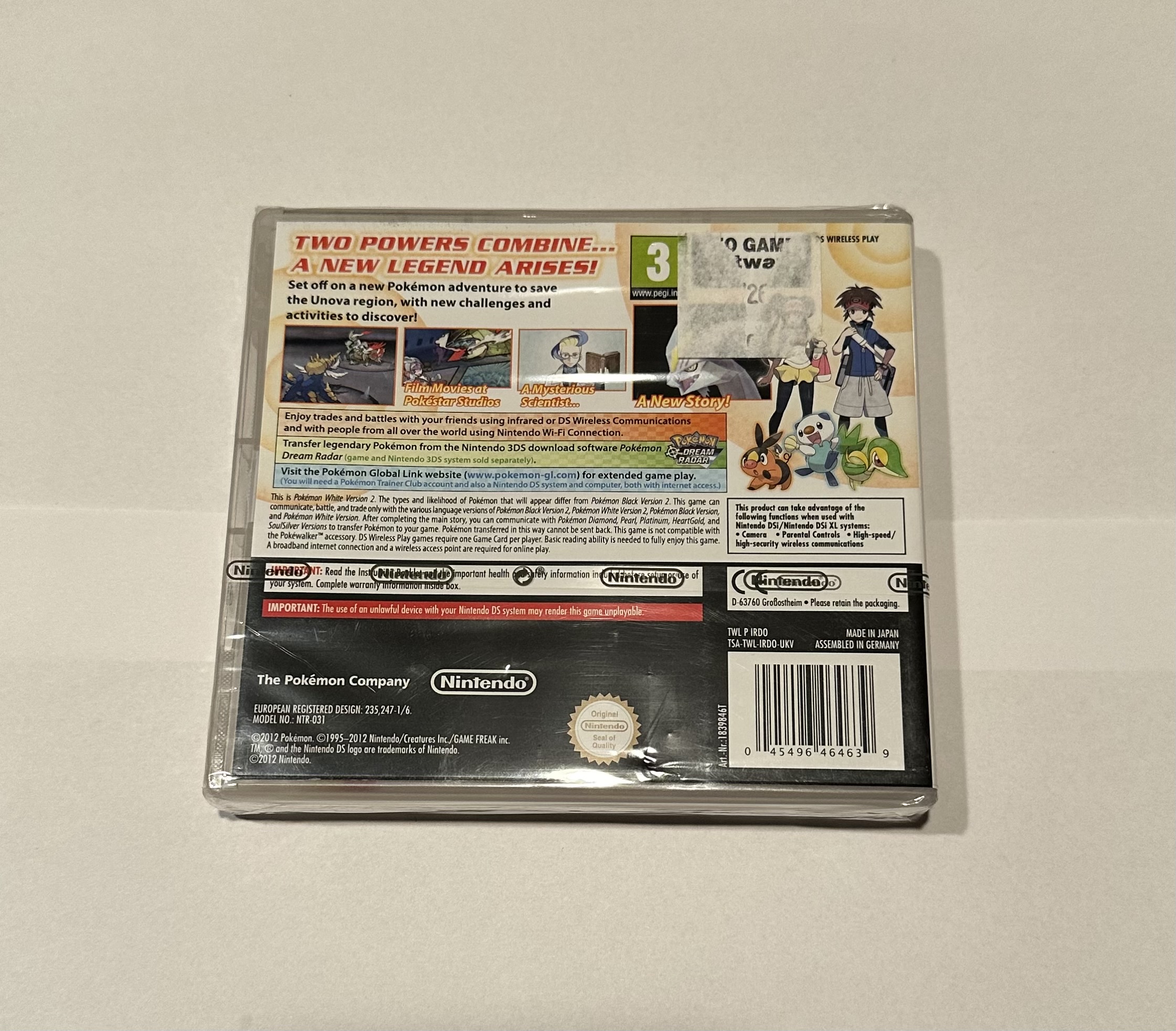 Pokemon White Version 2 - NDS ( Nytt Inplastat ) - 2