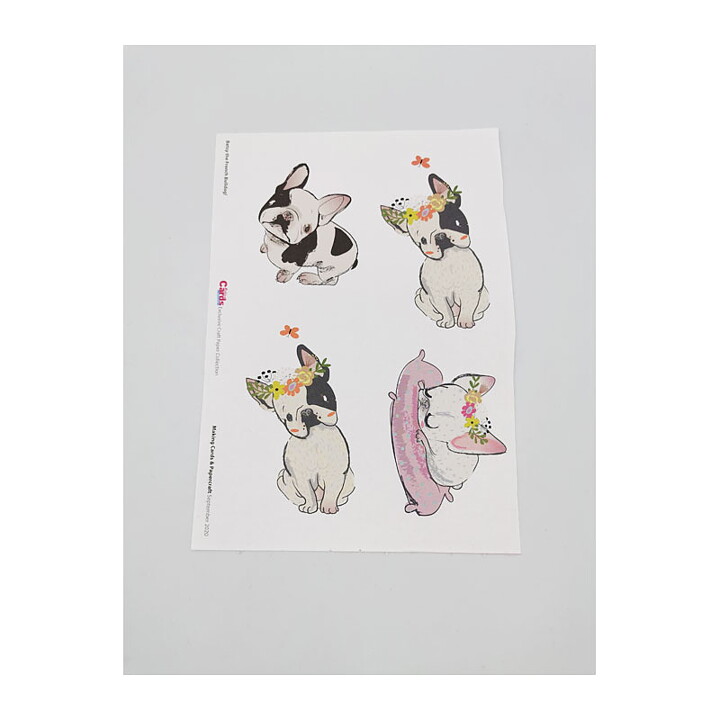 Cardmaking DIY - Betsy The French Bulldog