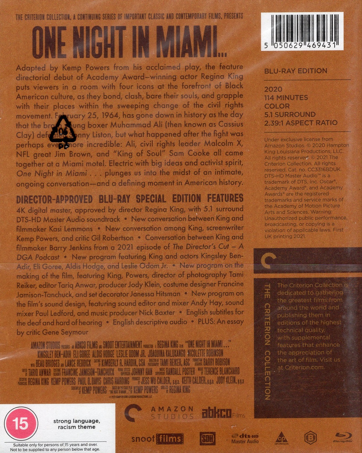 One Night In Miami (Criterion Collection) (ej svensk text) (Blu-ray) - 2