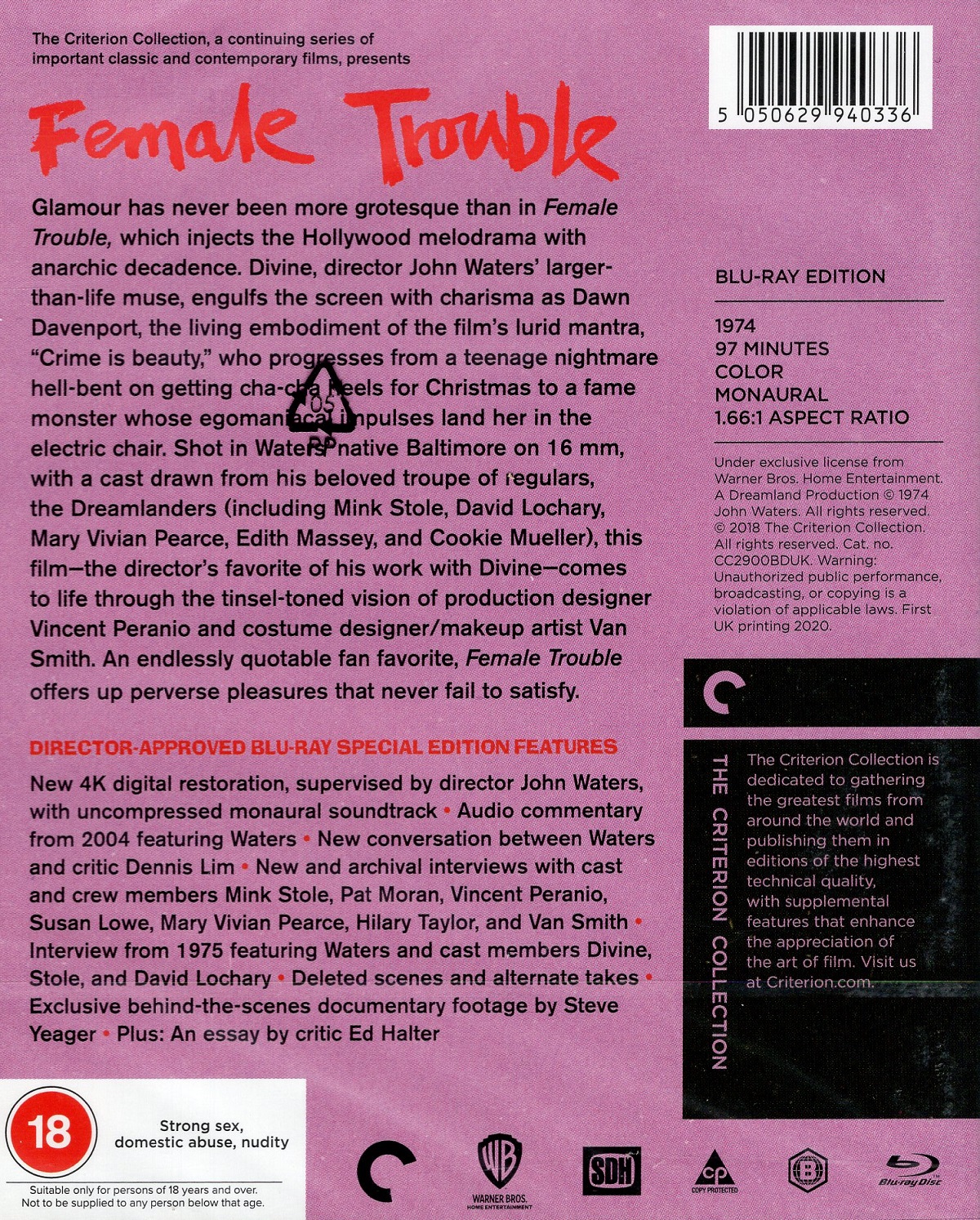 Female Trouble (Criterion Collection) (ej svensk text) (Blu-ray) - 2