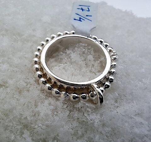 Ring Vinter, Handgjord av silver, Jokkmokk design
