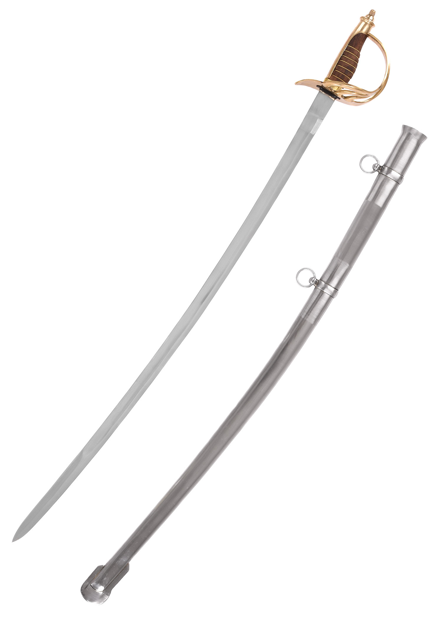 U.S. Cavalry Saber, 1800-talet (replika), brunt fäste - 2
