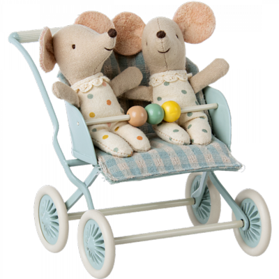 Sittvagn till kanin - Baby, Mint- Maileg - 3