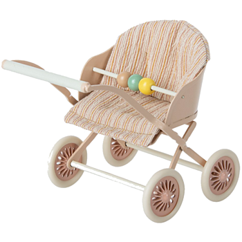 Sittvagn till kanin - Baby, Rosa- Maileg