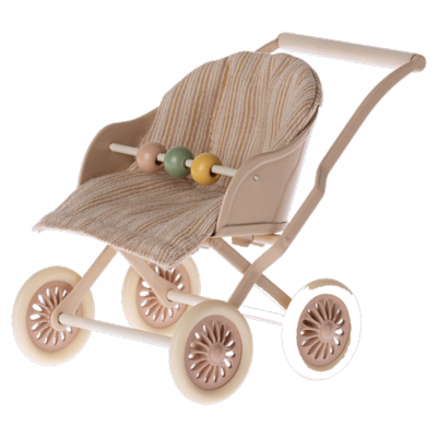 Sittvagn till kanin - Baby, Rosa- Maileg - 2