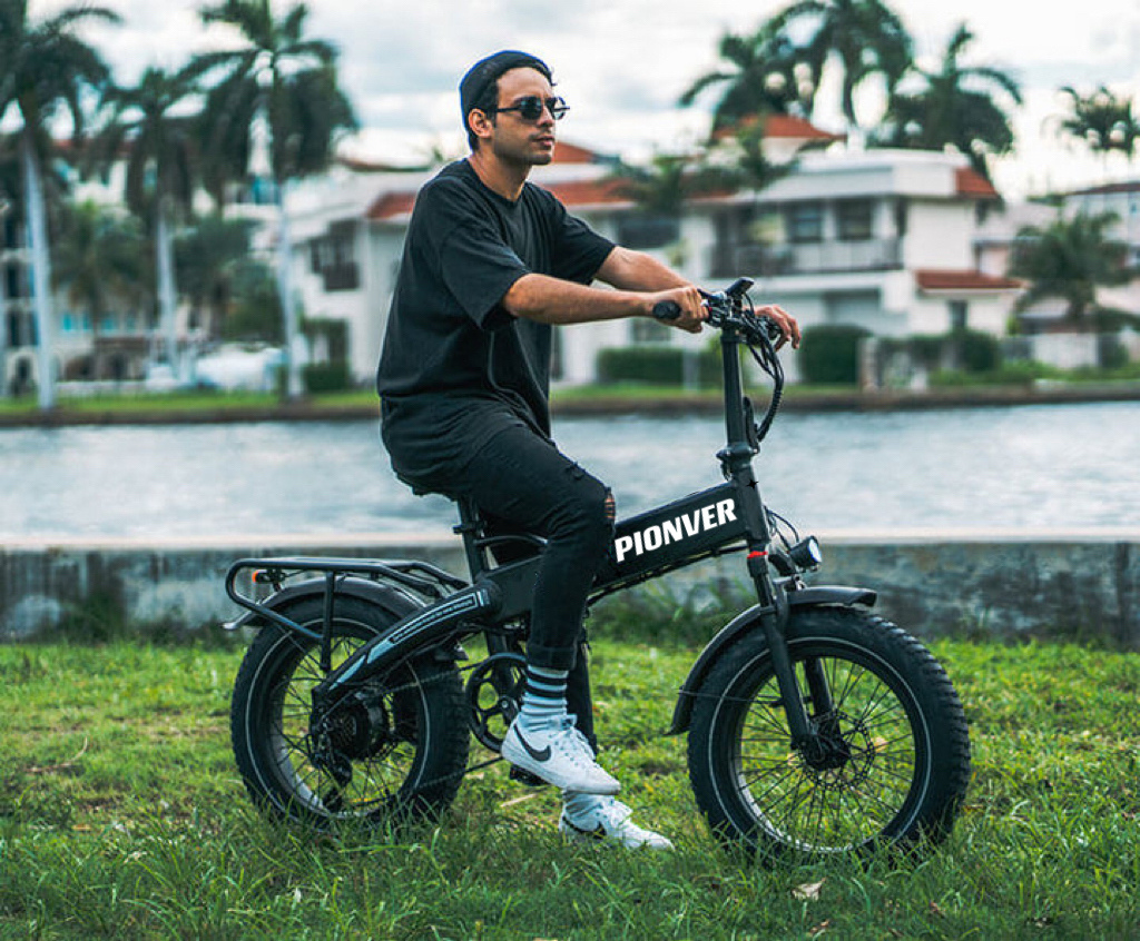 Pionver E-bike Electric Bike, 500W Motor 20″ Fat Tire p40 - 12