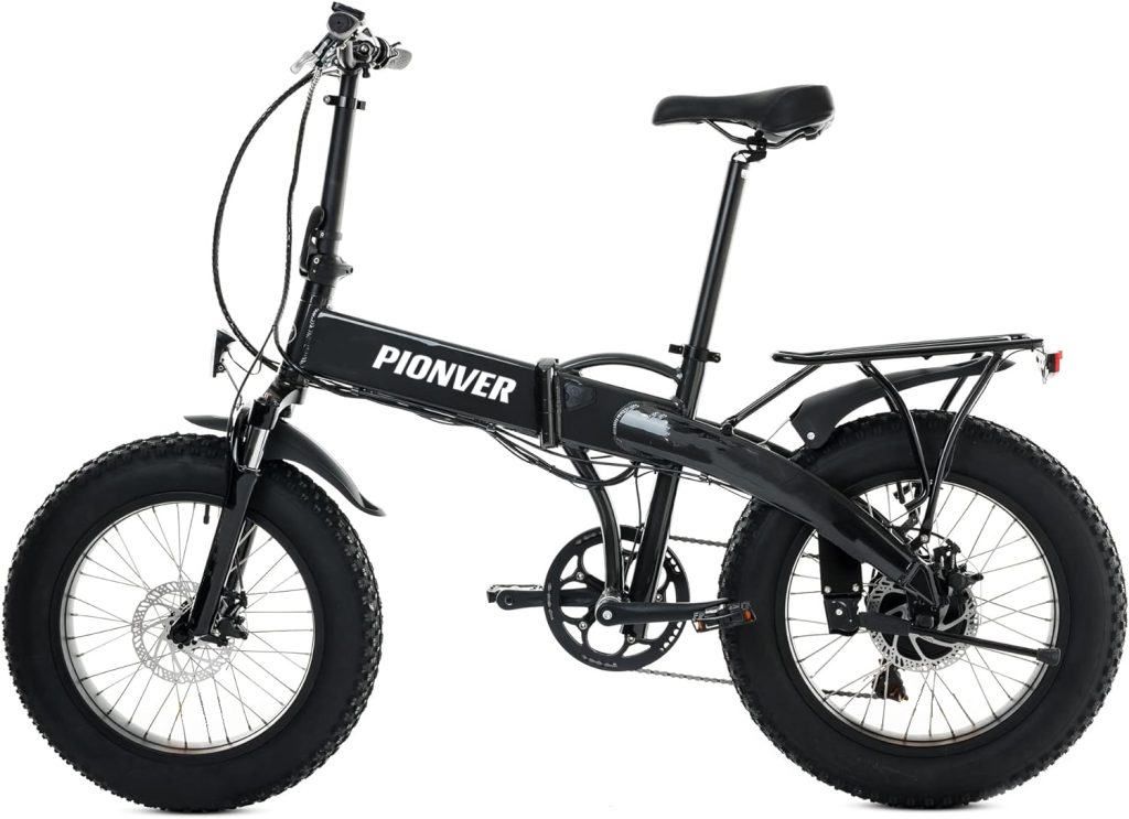 Pionver E-bike Electric Bike, 500W Motor 20″ Fat Tire p40 - 7