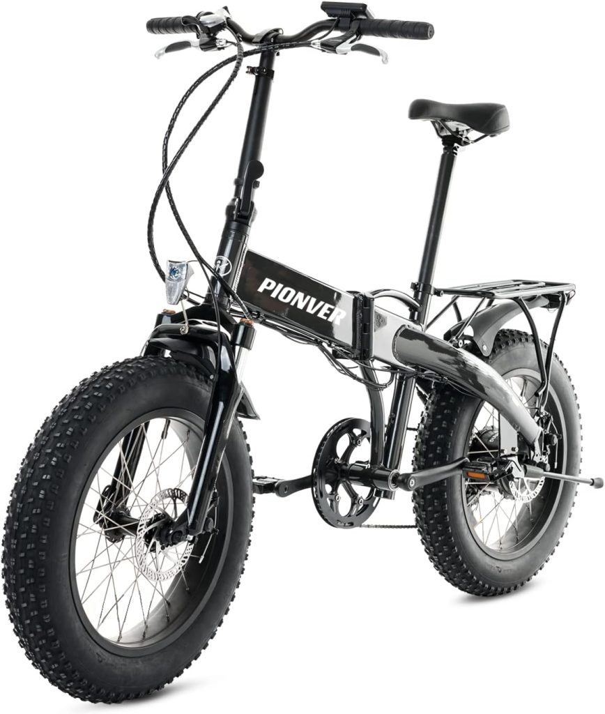 Pionver E-bike Electric Bike, 500W Motor 20″ Fat Tire p40 - 6