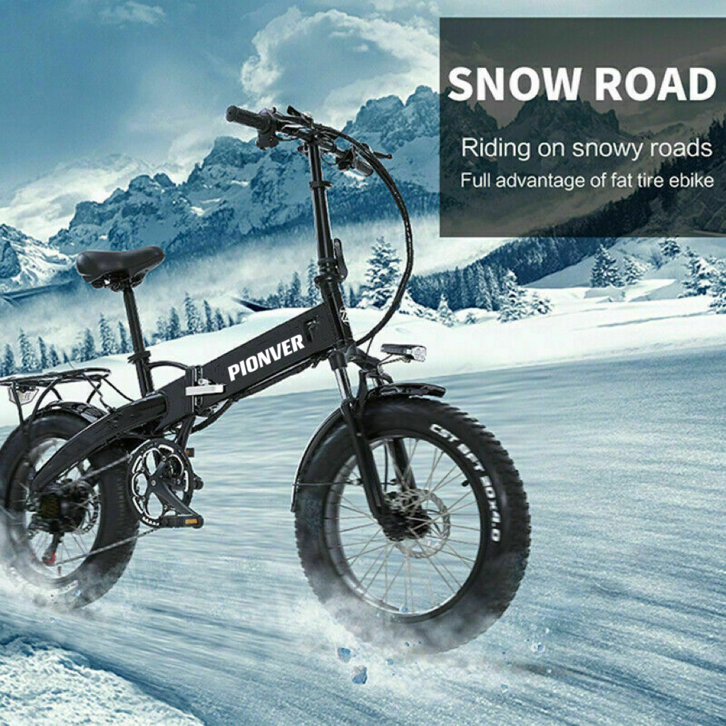 Pionver E-bike Electric Bike, 500W Motor 20″ Fat Tire p40 - 16