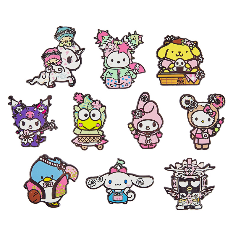 Tokidoki x Hello Kitty and Friends Sakura Festival Emalj Pin Blind Box - 5