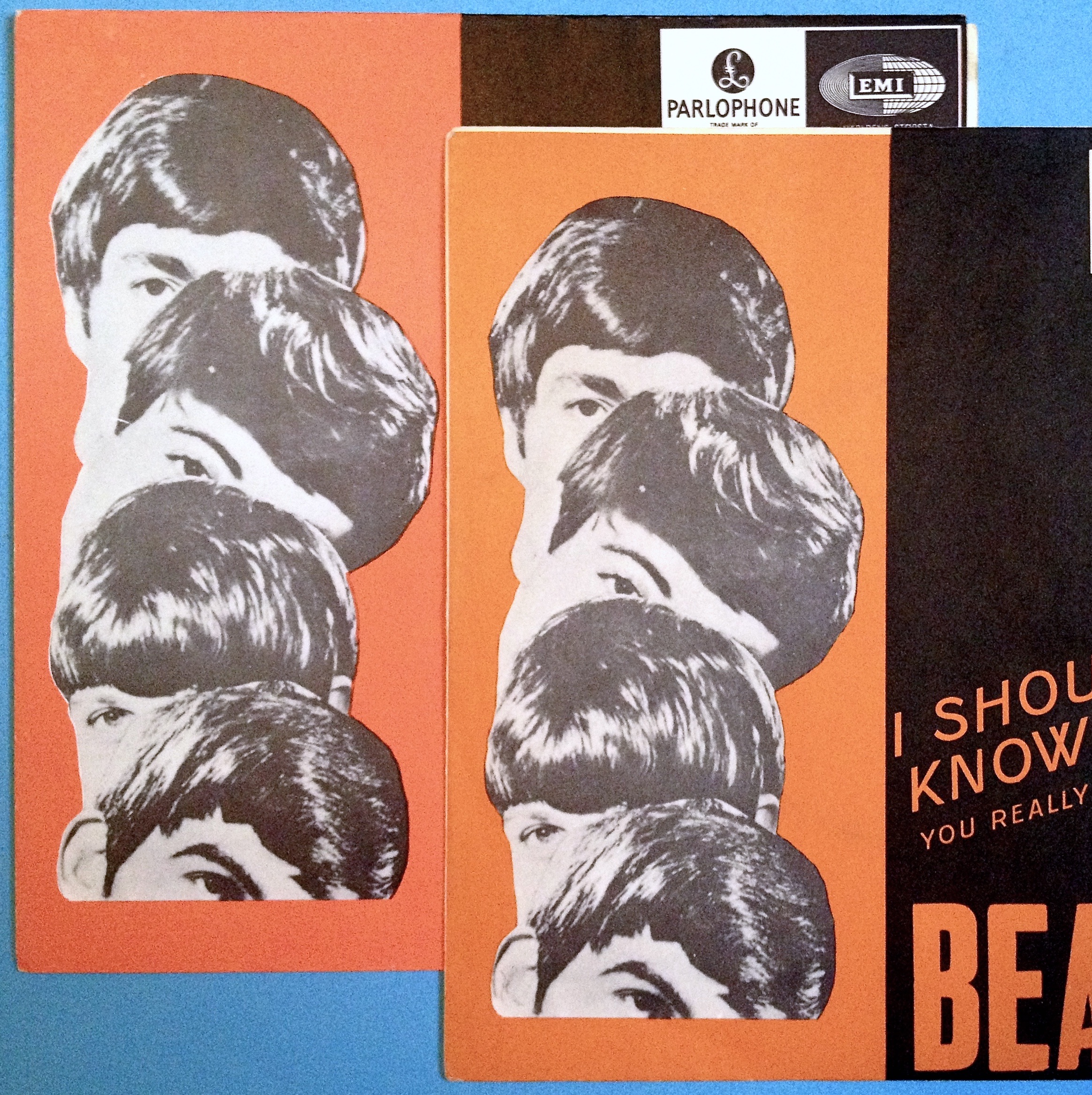 BEATLES - I should have known better 7" Orange Swe PS 1964 - 4