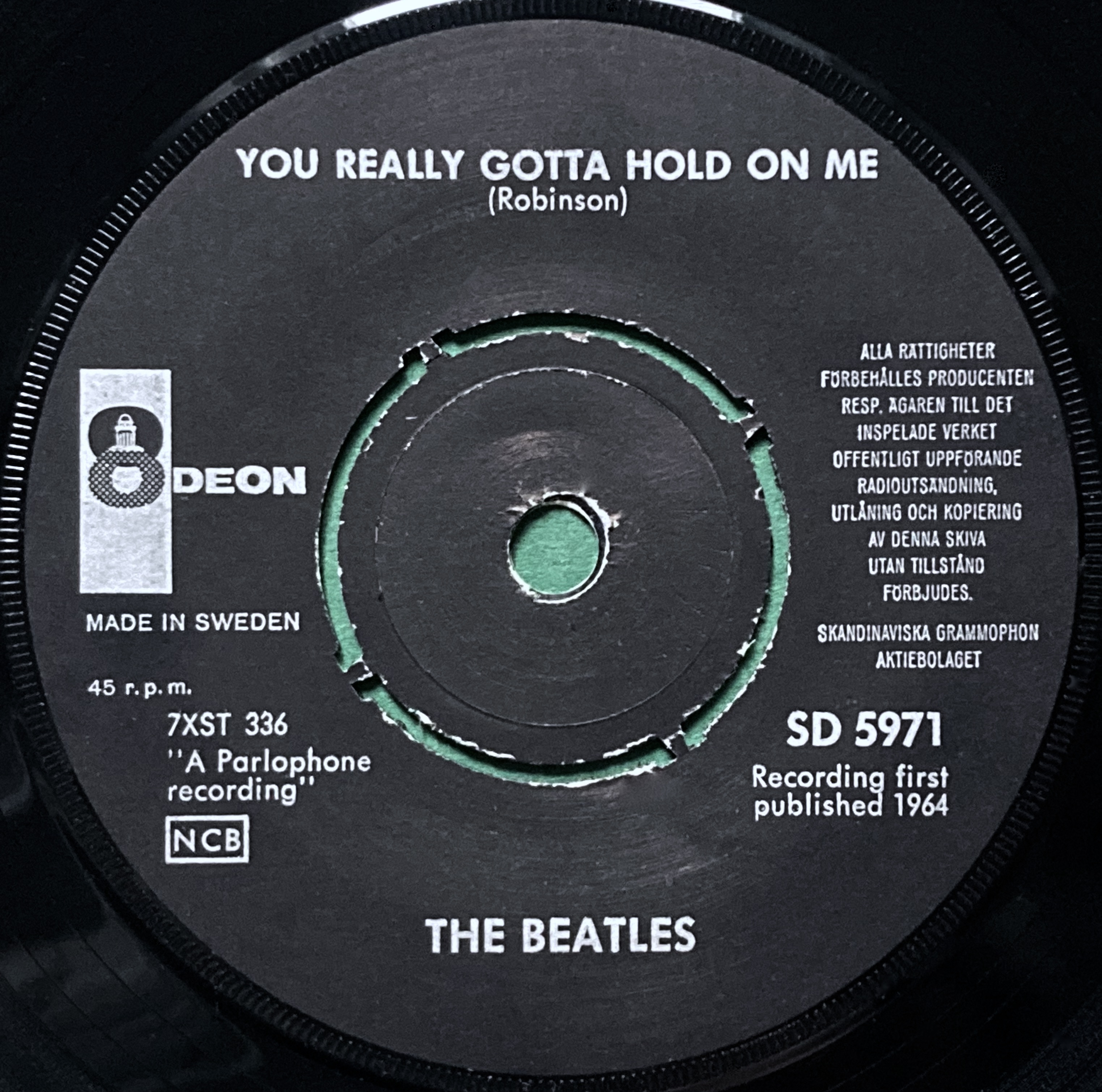 BEATLES - I should have known better 7" Orange Swe PS 1964 - 3