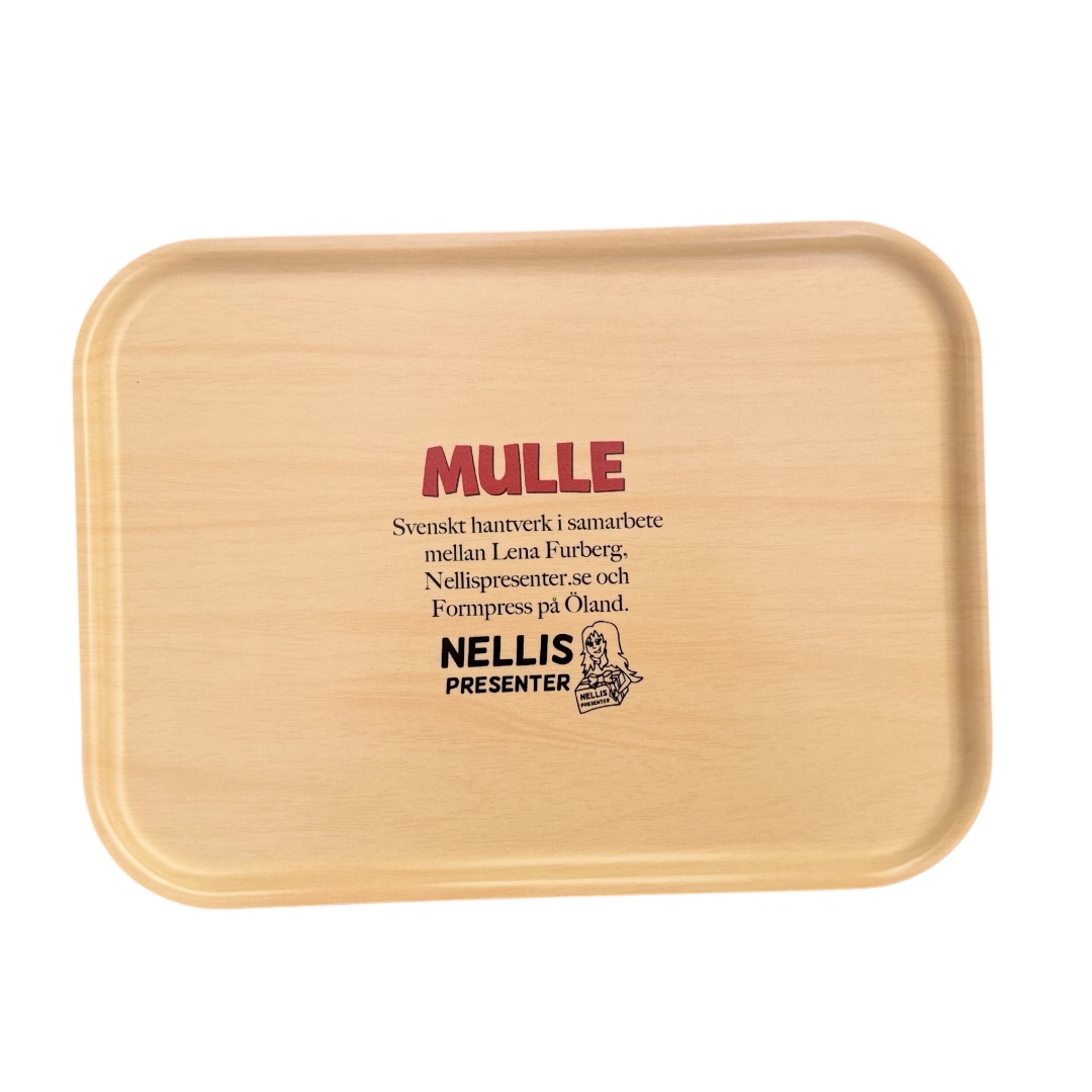 Hästen Mulle Bricka 27x20 cm - TULPANER - 2